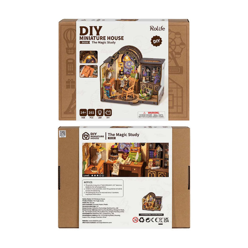 Rolife Magic Study DIY Miniature Puzzle - (DG166)