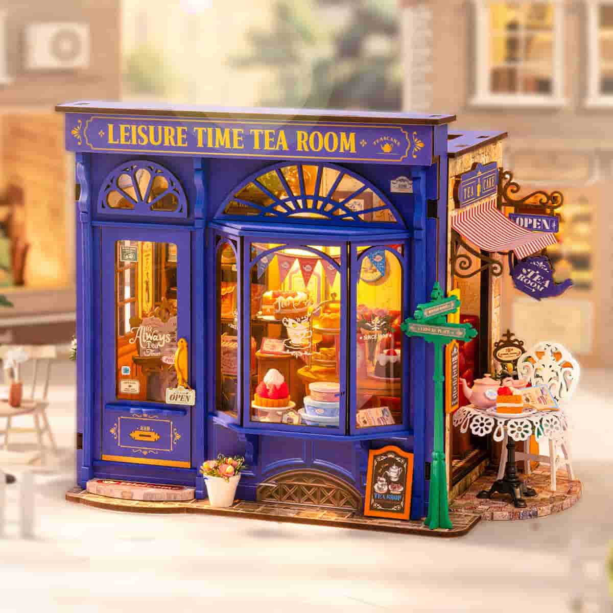 Rolife Leisure Time Tea Room DIY Miniture Puzzle - (DG171)