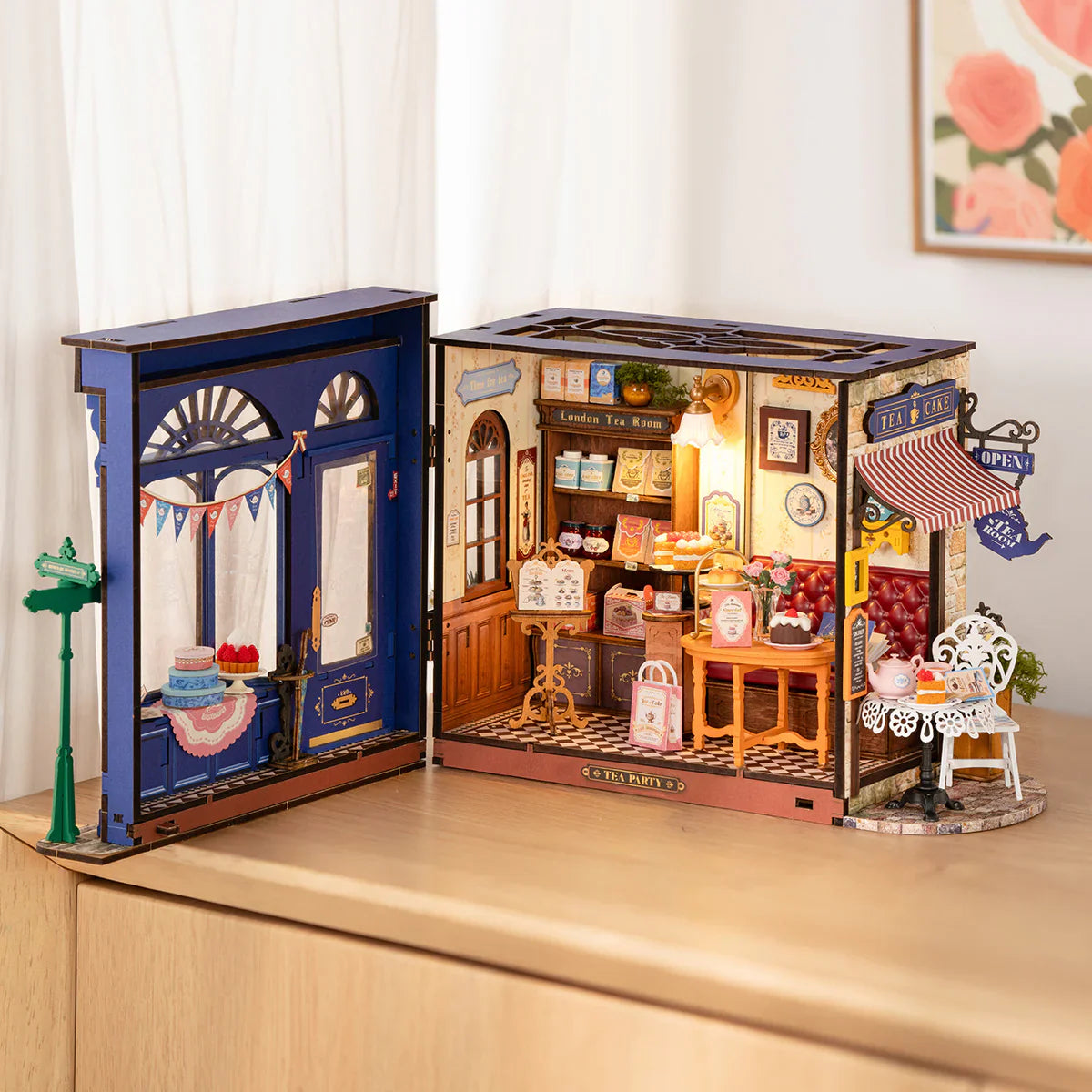 Rolife Leisure Time Tea Room DIY Miniture Puzzle - (DG171)