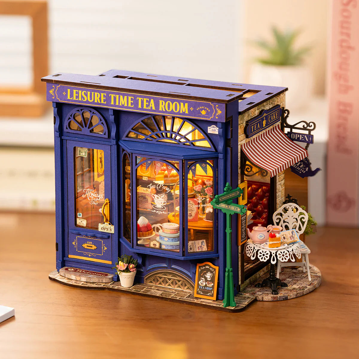 Rolife Leisure Time Tea Room DIY Miniture Puzzle - (DG171)
