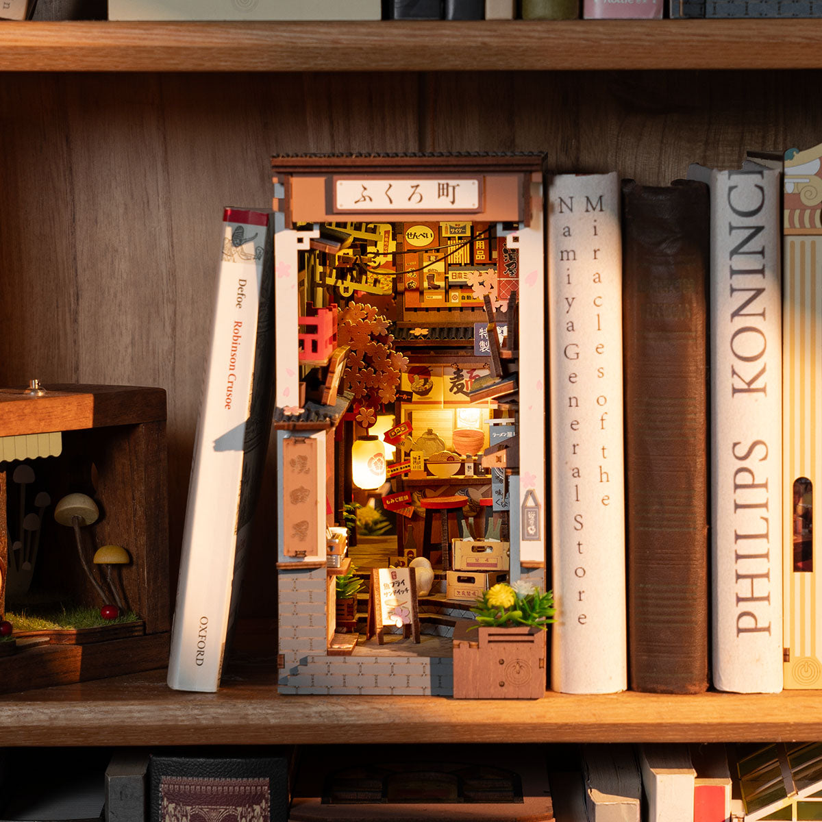 Rolife: Sakura Wine Alley Book Nook DIY Miniature Puzzle