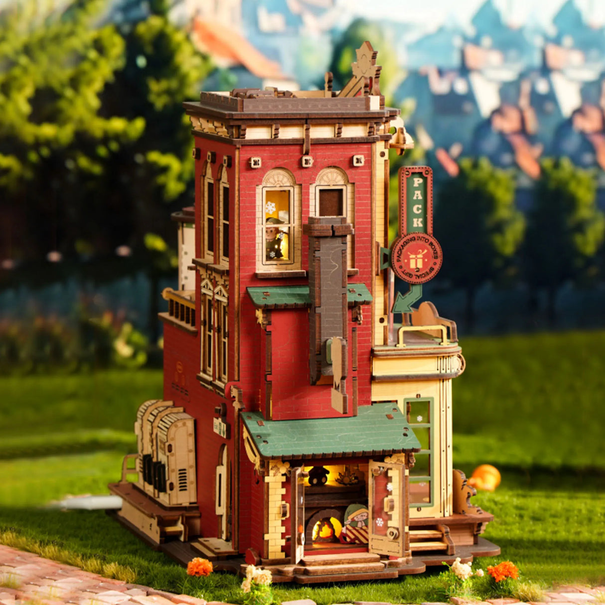 Rokr: Dream Gift Factory DIY Miniature Puzzle Kit - (EAB01)