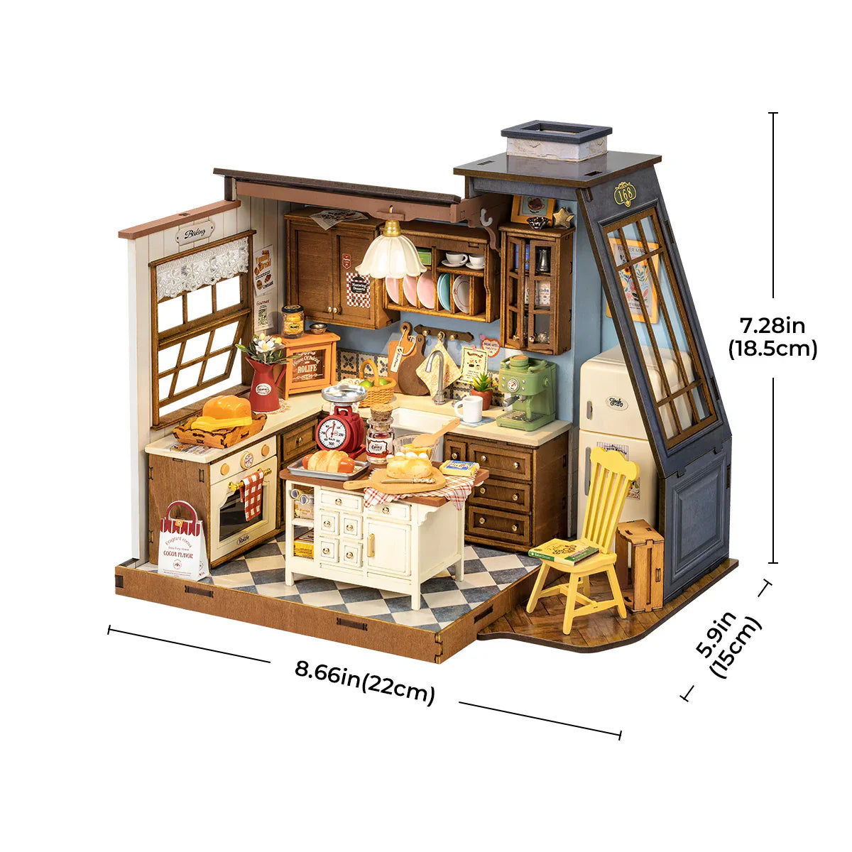 Rolife Baking Kitchen DIY Miniture Puzzle - (DG172)