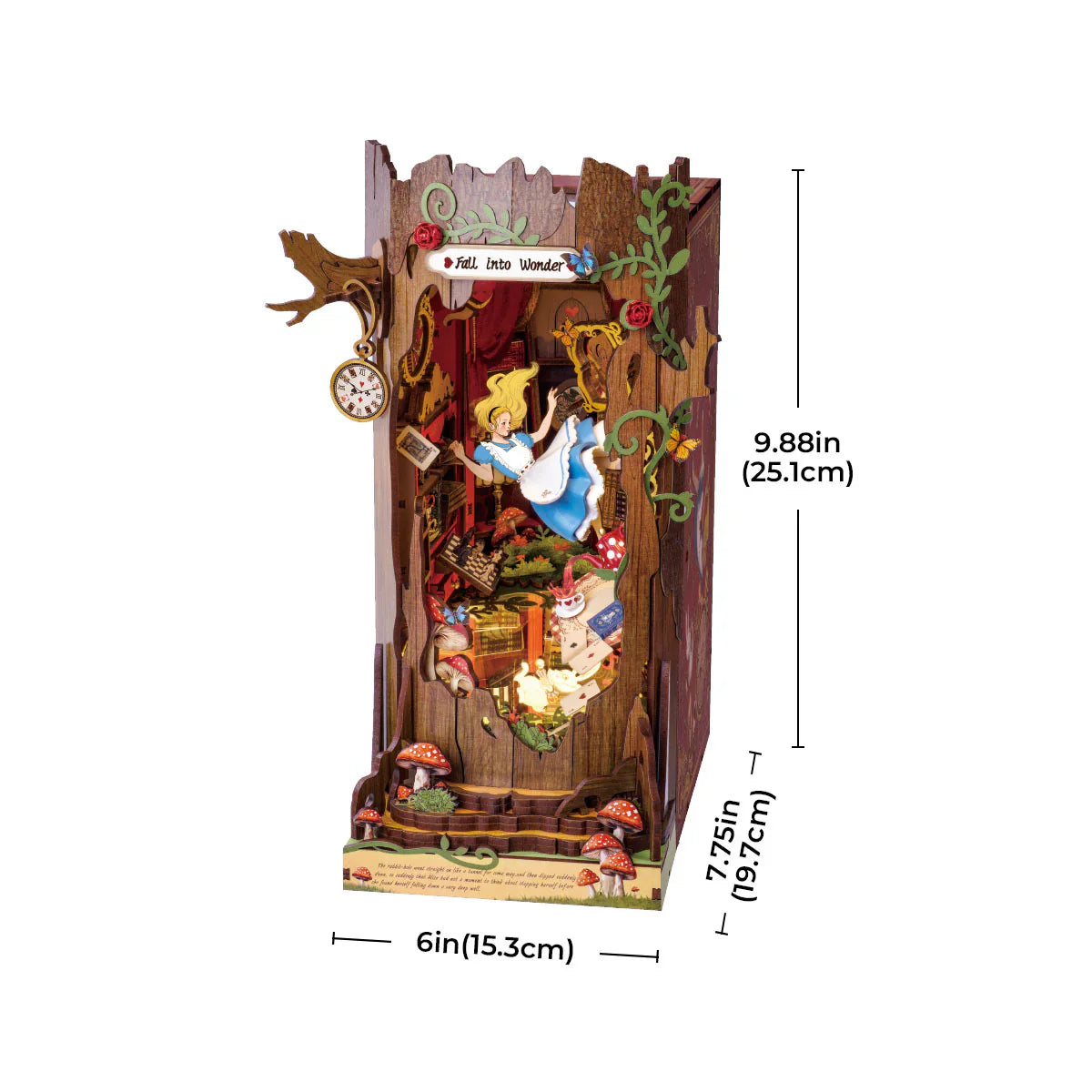 Rolife Alice Adventure DIY Miniture Book Nook Puzzle - (TGB12)