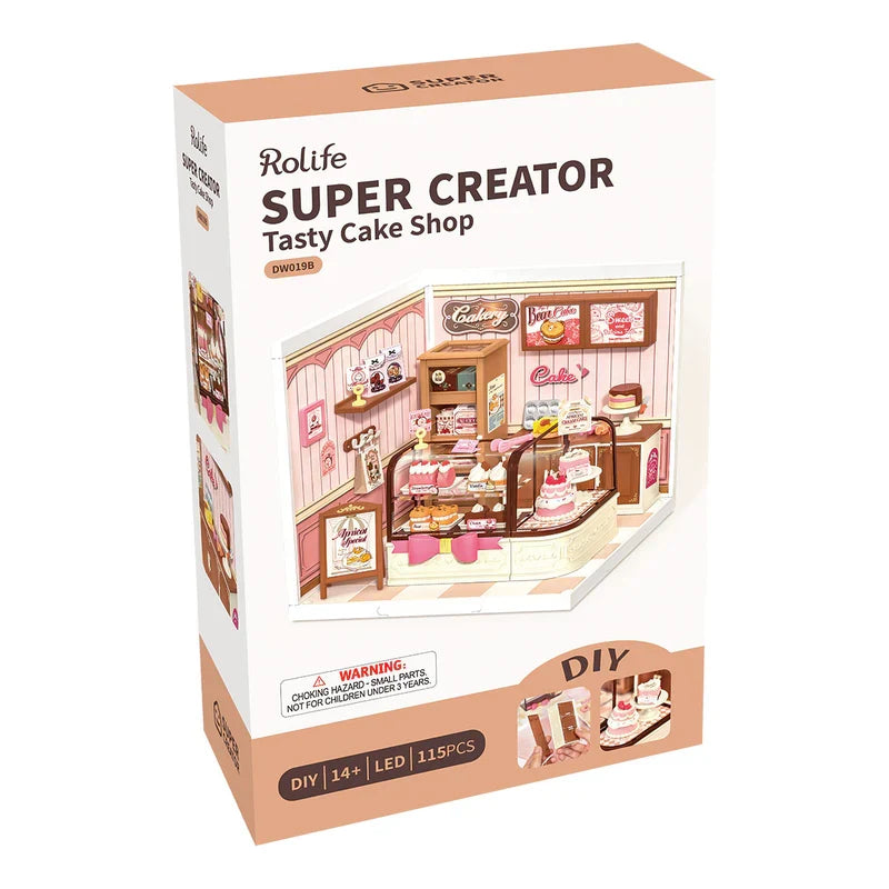 Rolife Tasty Cake Shop DIY Miniature Puzzle - (DW019B)