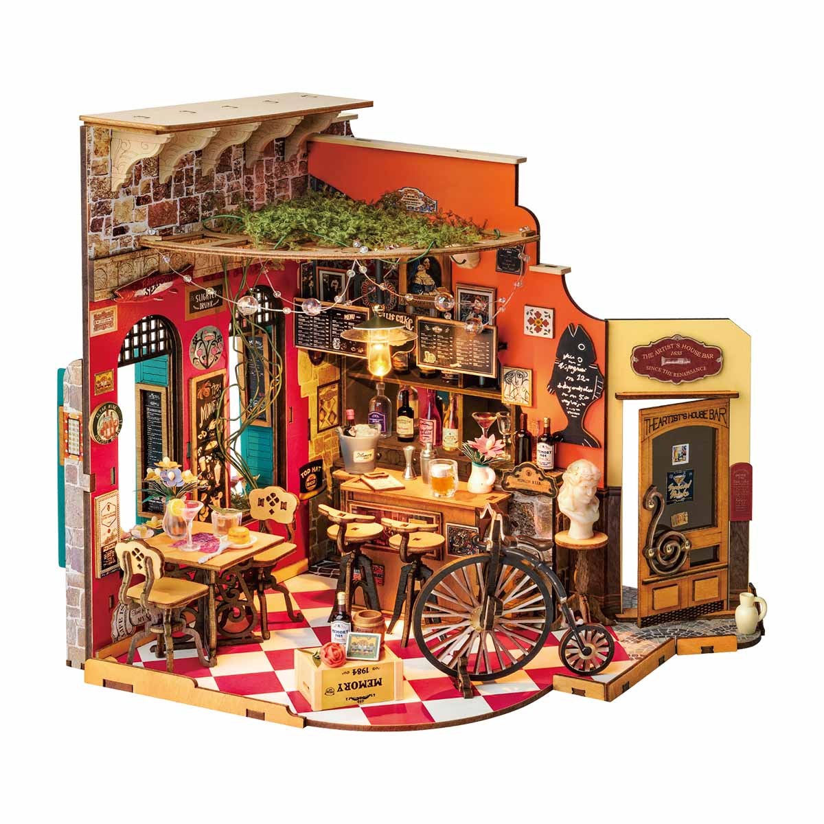 Rolife: Cheers Bar & Dining DIY Miniature Puzzle