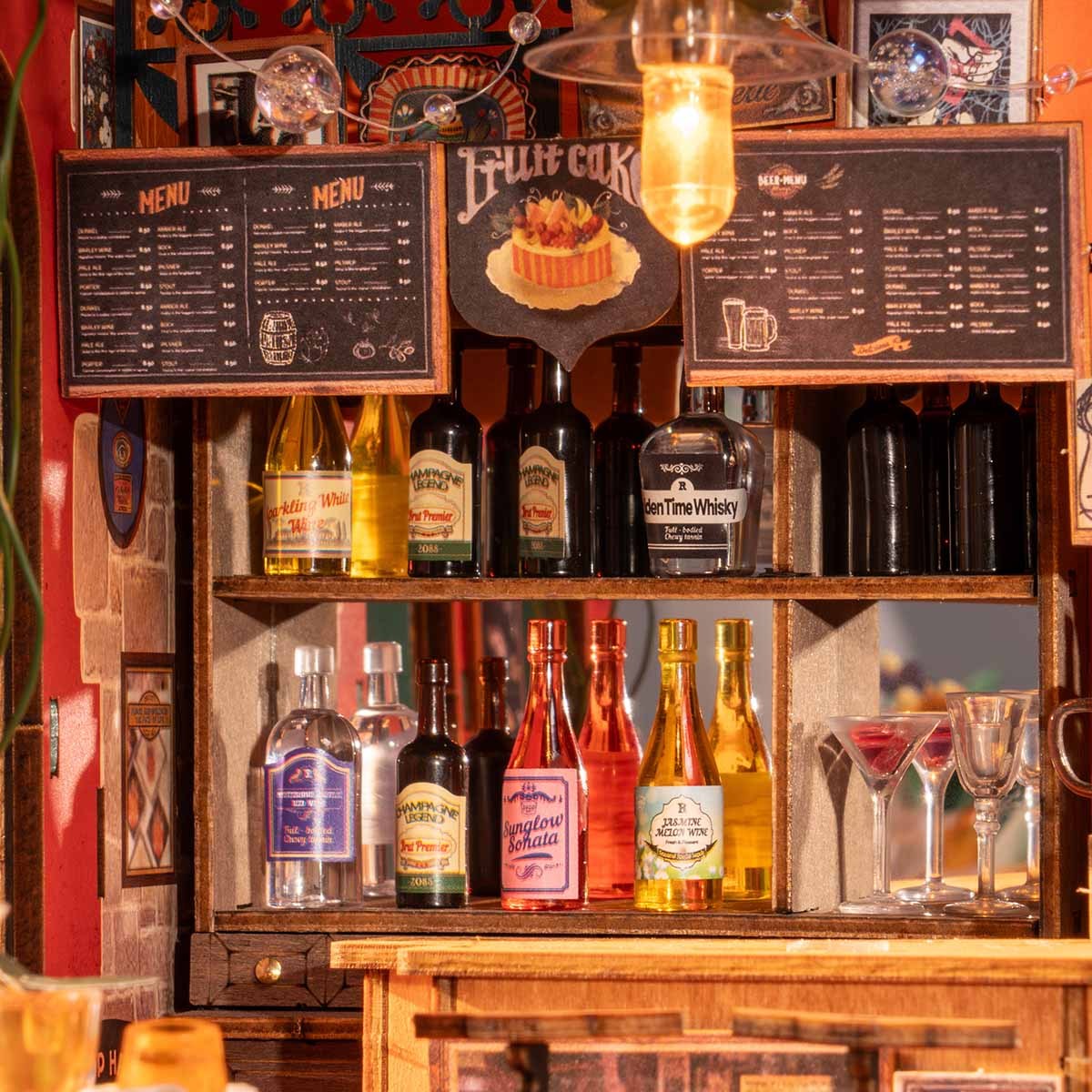 Rolife: Cheers Bar & Dining DIY Miniature Puzzle