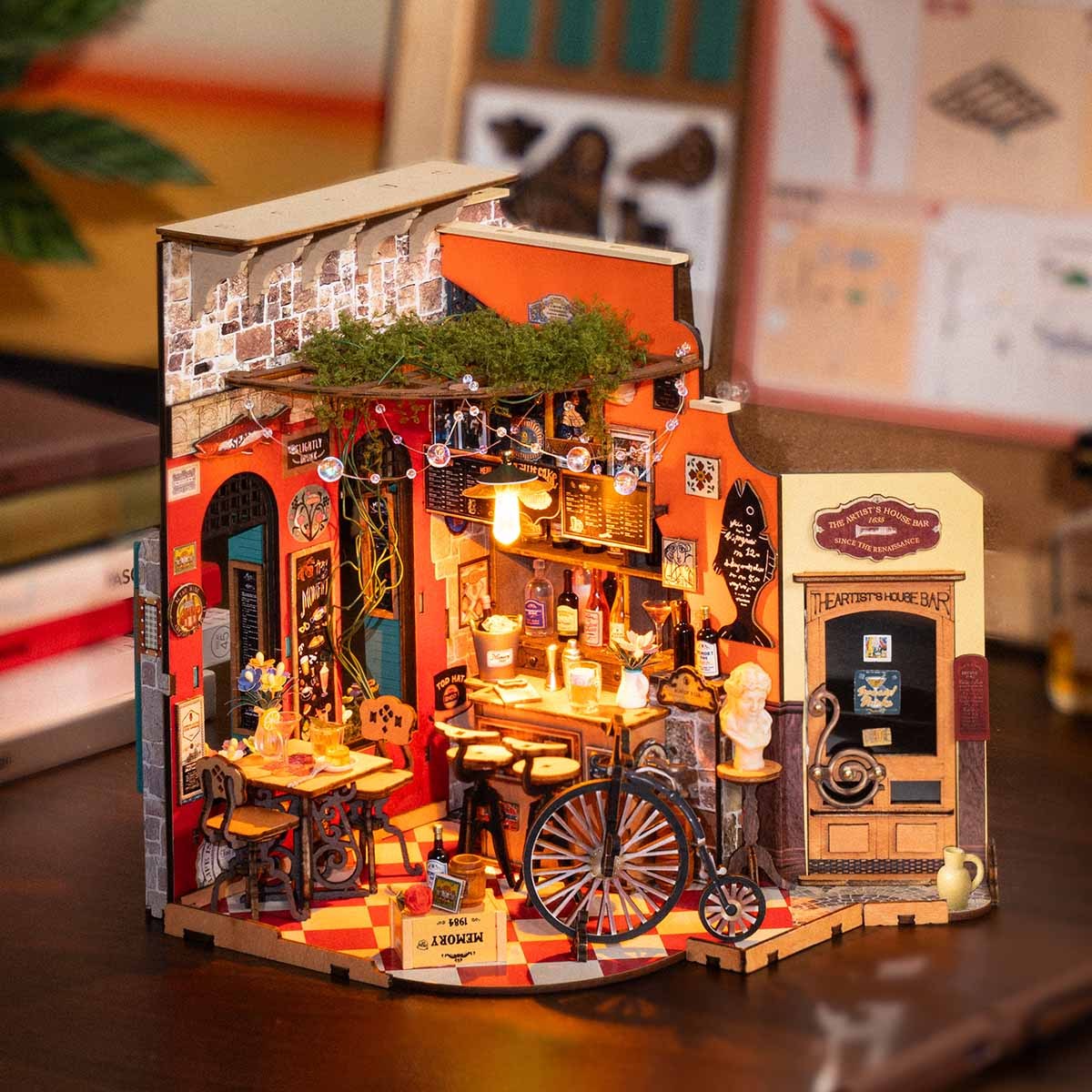 Rolife: Cheers Bar & Dining DIY Miniature Puzzle