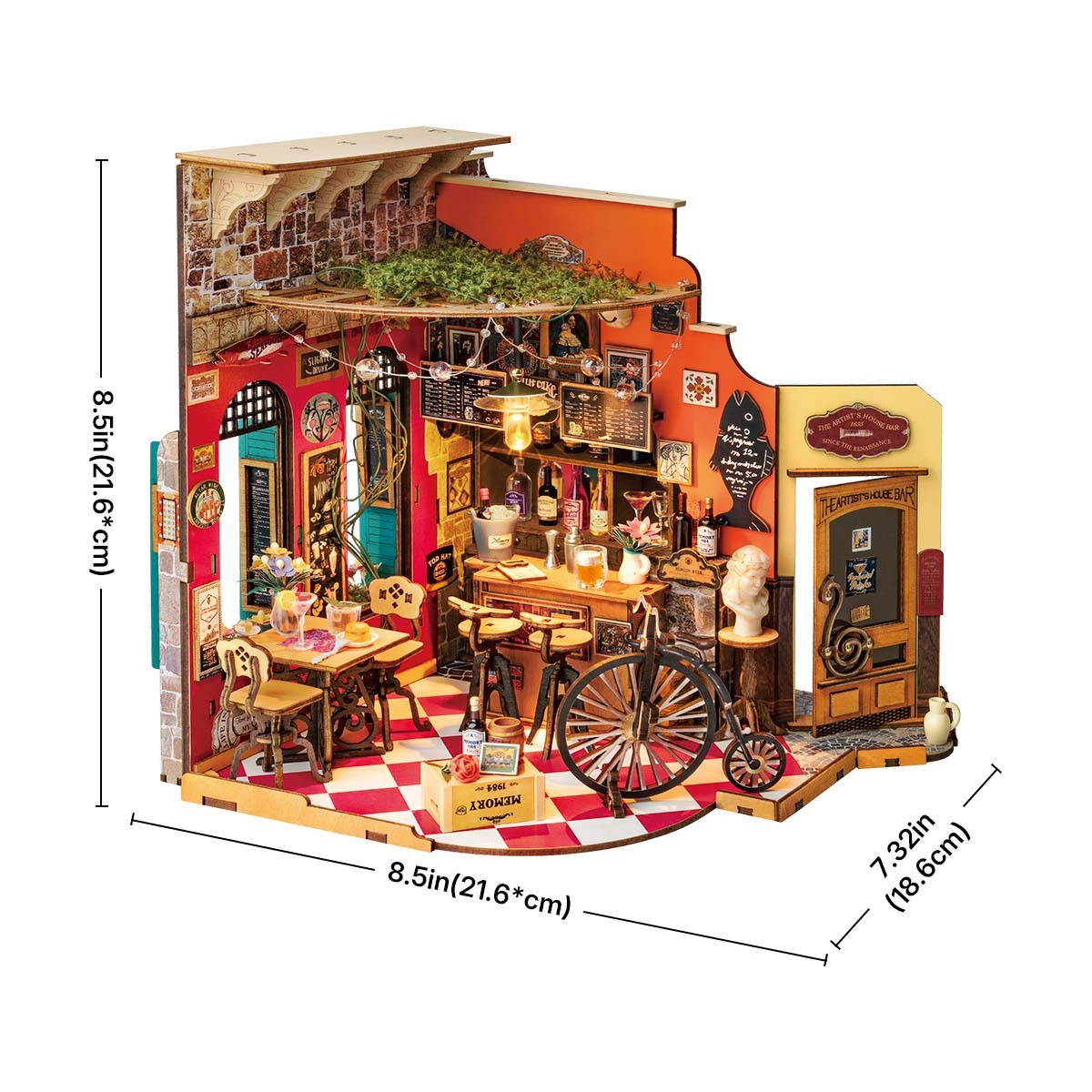 Rolife: Cheers Bar & Dining DIY Miniature Puzzle