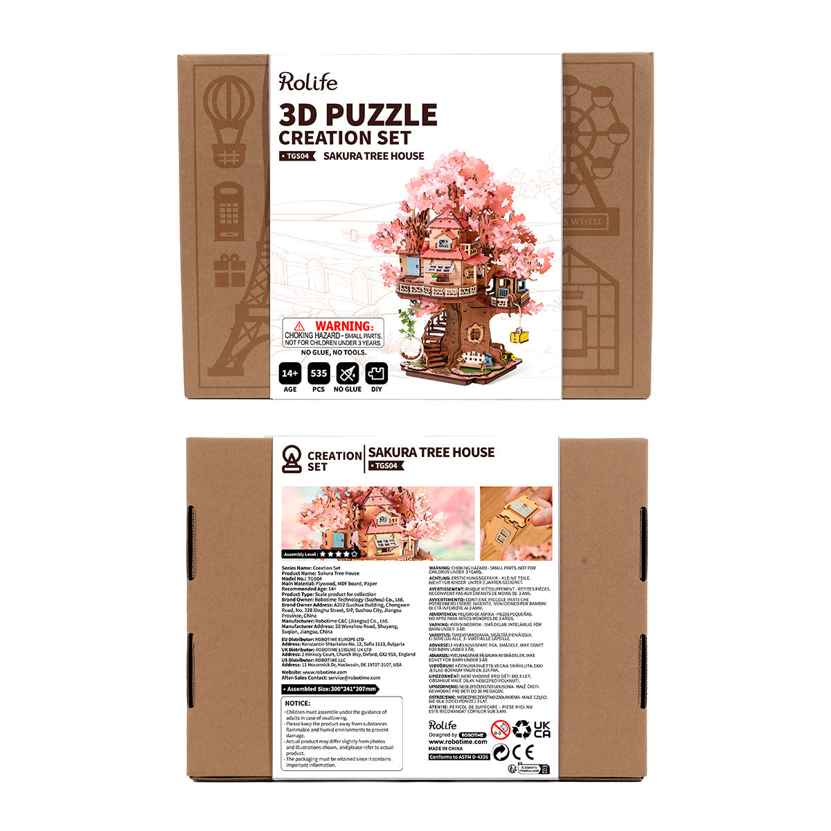 Rolife: Sakura Tree House DIY Miniature Puzzle