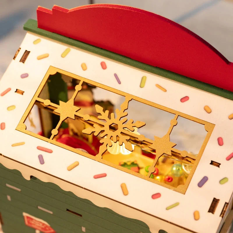 Rolife: Christmas Candy Stand DIY Miniature Puzzle Kit - (DS043)