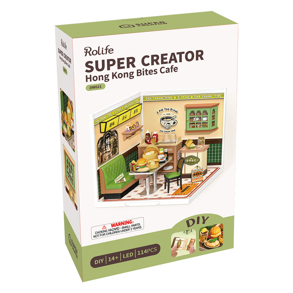 Rolife: Hong Kong Bites Cafe - Super Store Plastic DIY Miniature Puzzle