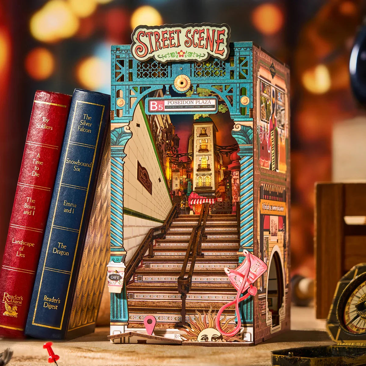 Rolife Street Scene DIY Miniture Book Nook Puzzle - (TGB13)