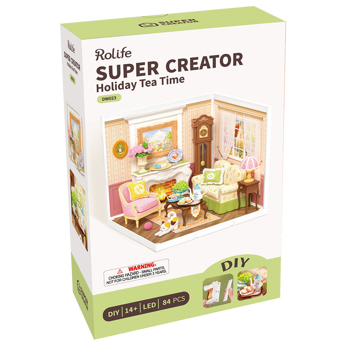 Rolife: Holiday Tea Time - Super Store Plastic DIY Miniature Puzzle