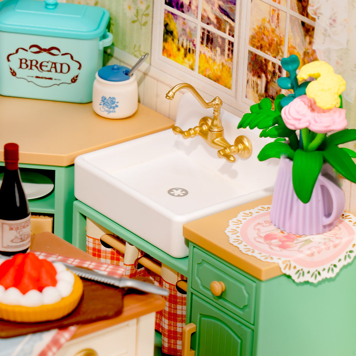 Rolife: Farmhouse Kitchen - Super Store Plastic DIY Miniature Puzzle