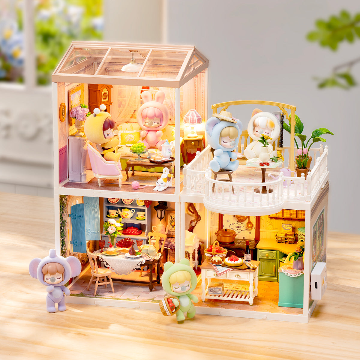 Rolife: Farmhouse Kitchen - Super Store Plastic DIY Miniature Puzzle
