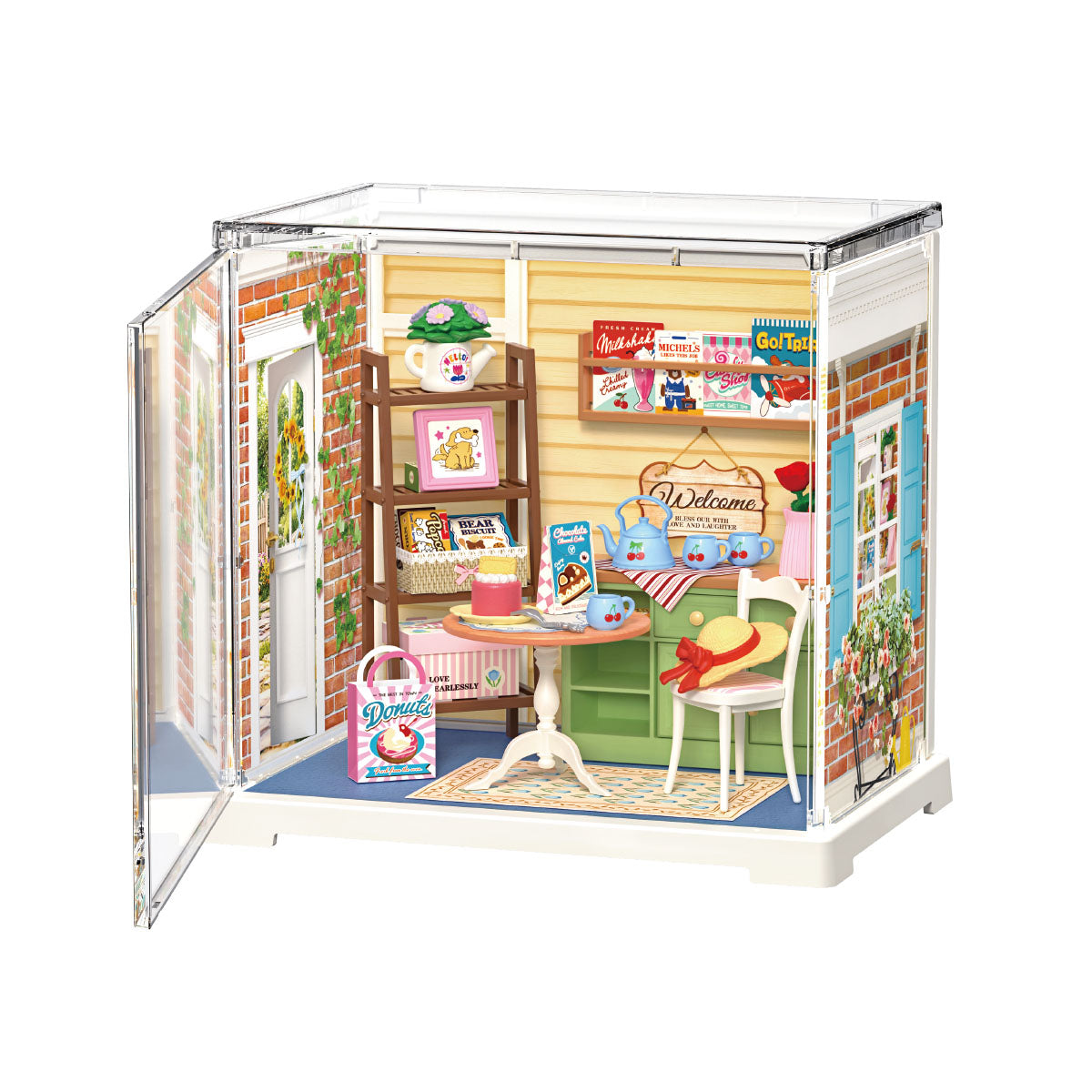 Rolife: Sunshine Sip Porch - Super Store Plastic DIY Miniature Puzzle