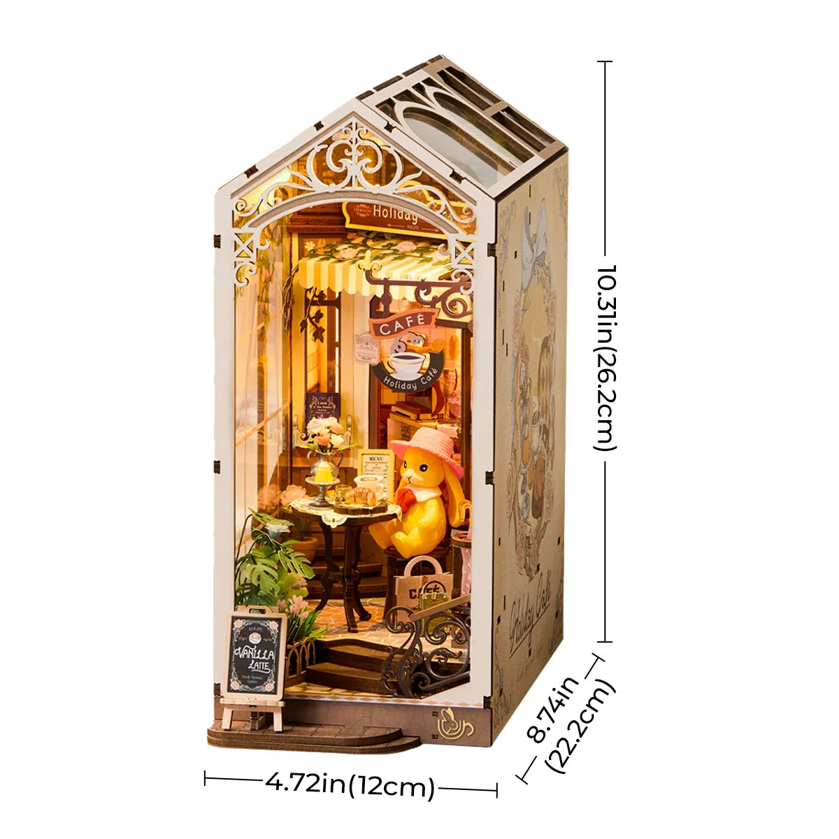 Rolife Holiday Café DIY Miniture Book Nook Puzzle - (TGB15)