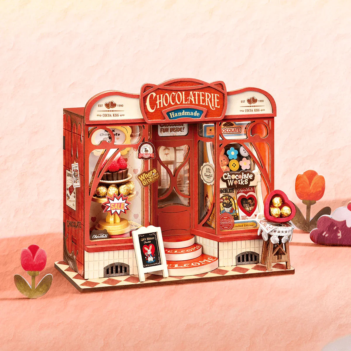 Rolife Sweet Chocolate Shop DIY Miniture Puzzle - (DS046)
