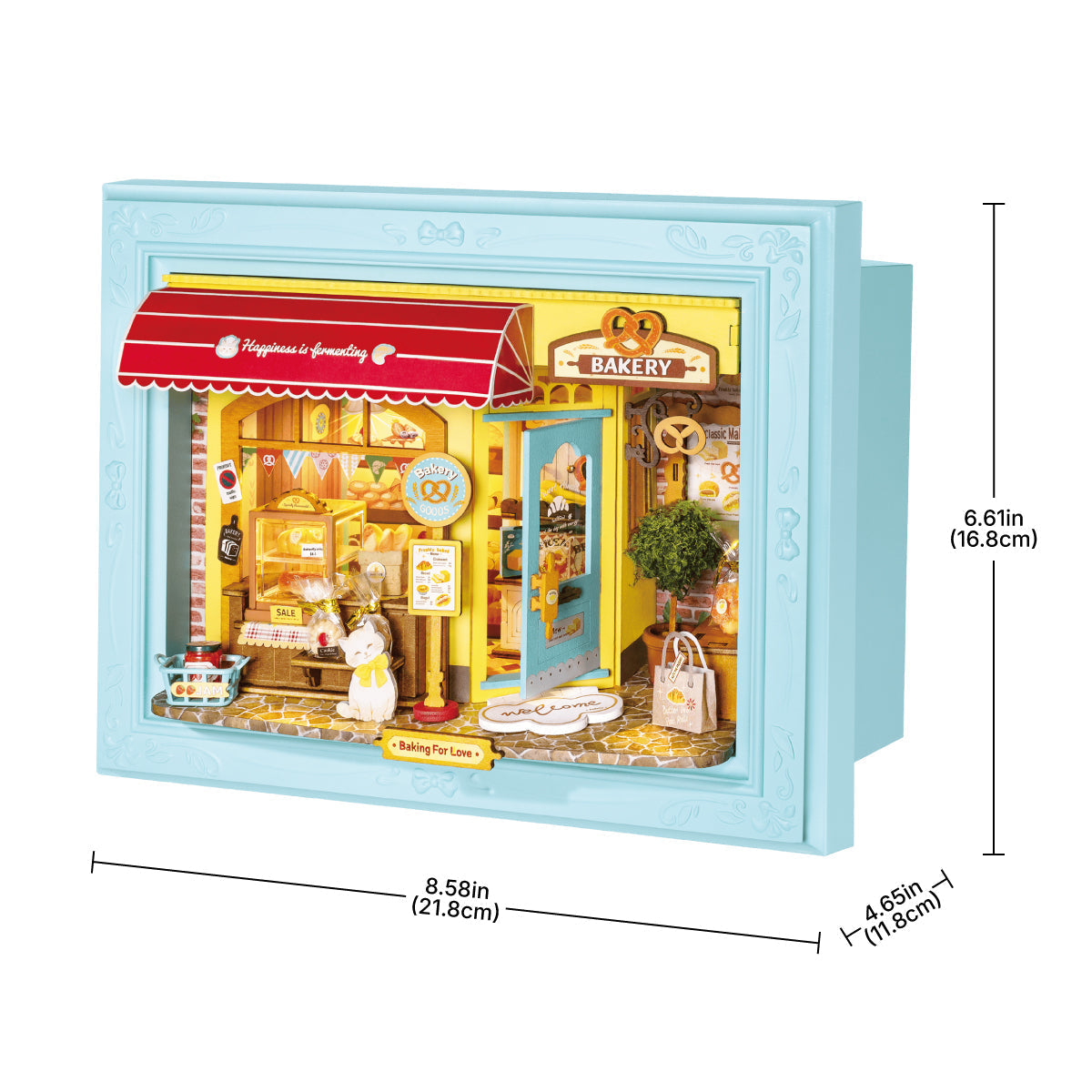Rolife: Fluffy Cat Bakery DIY Story Frames Puzzle Kit - (DP001)