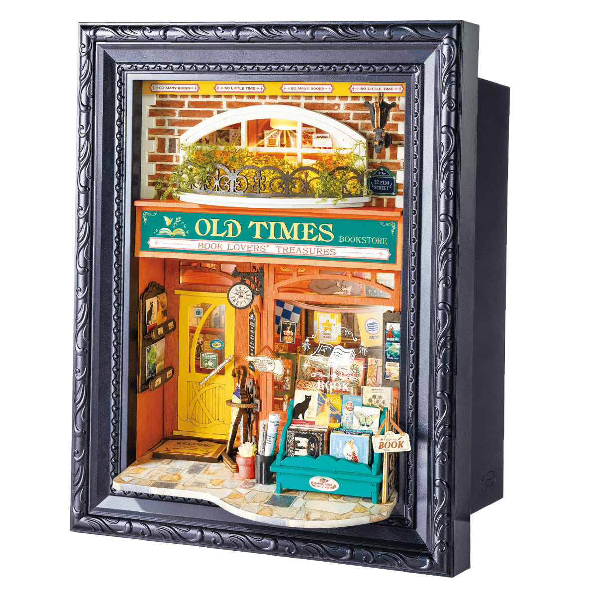 Rolife: Old Times Bookstore DIY Story Frames Puzzle Kit - (DP004)