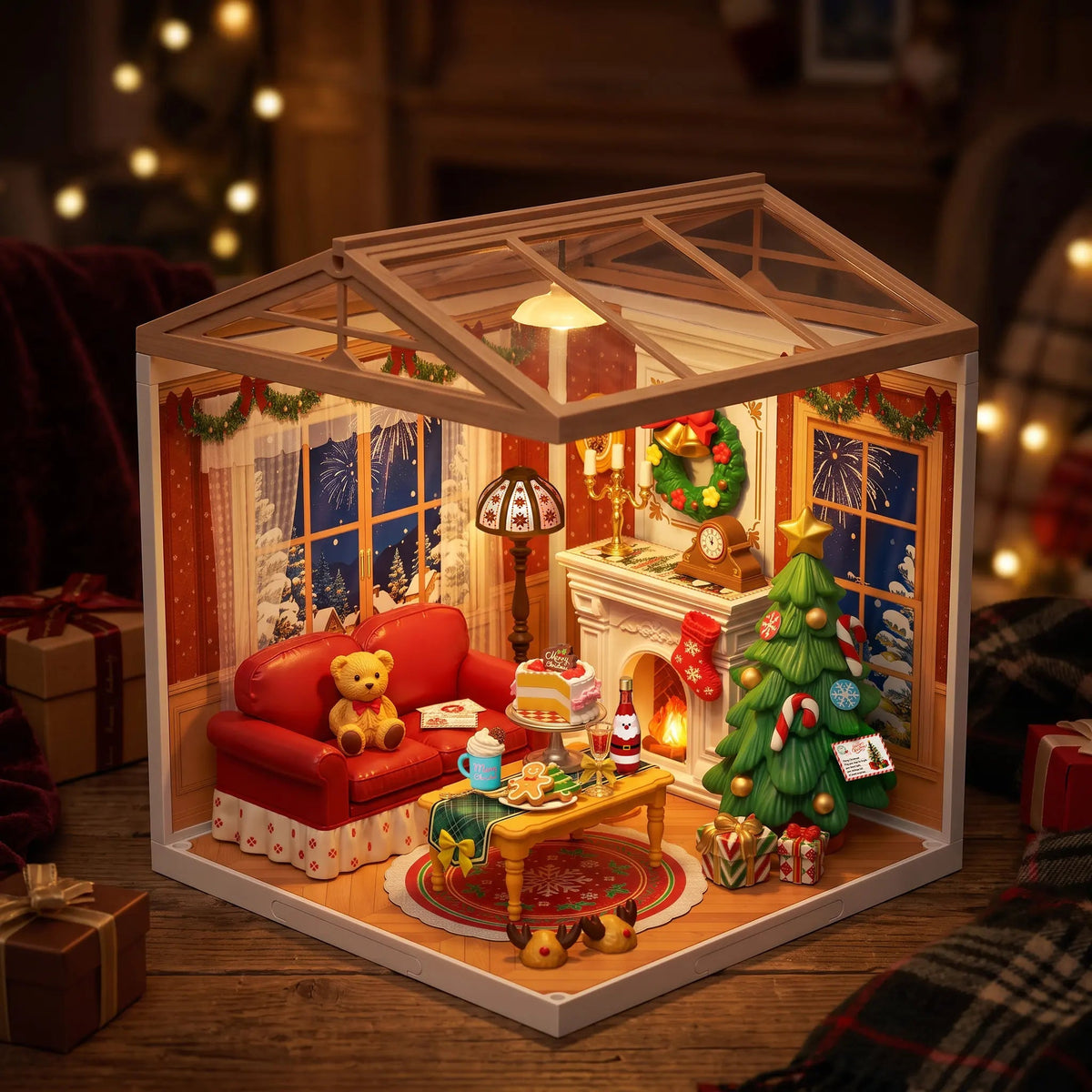 Rolife: Twinkling Christmas Eve DIY Miniature Puzzle Kit - (DWZ03)