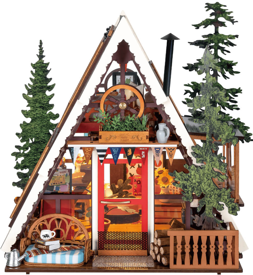 Rolife A-Frame Cabin DIY Miniture Puzzle - (DG181)