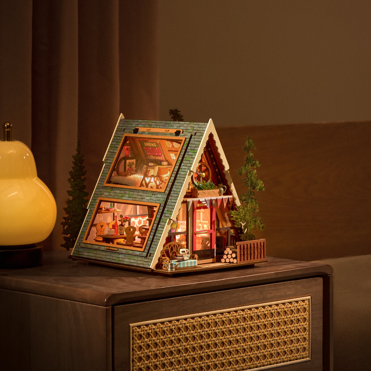 Rolife A-Frame Cabin DIY Miniture Puzzle - (DG181)
