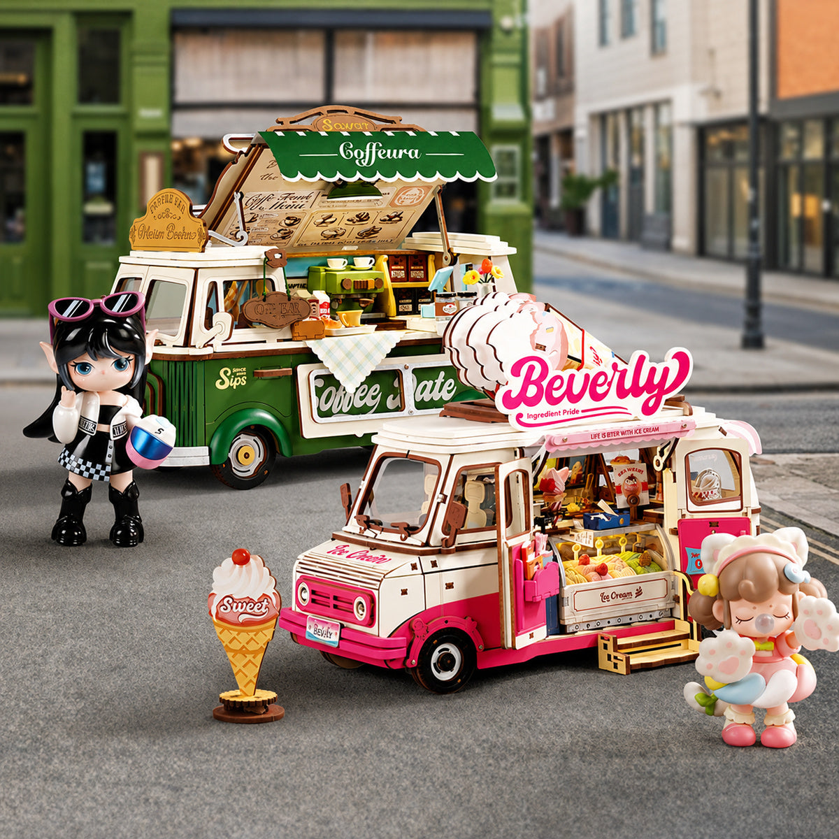 Rolife: Leo's Coffee Truck DIY Miniature Puzzle