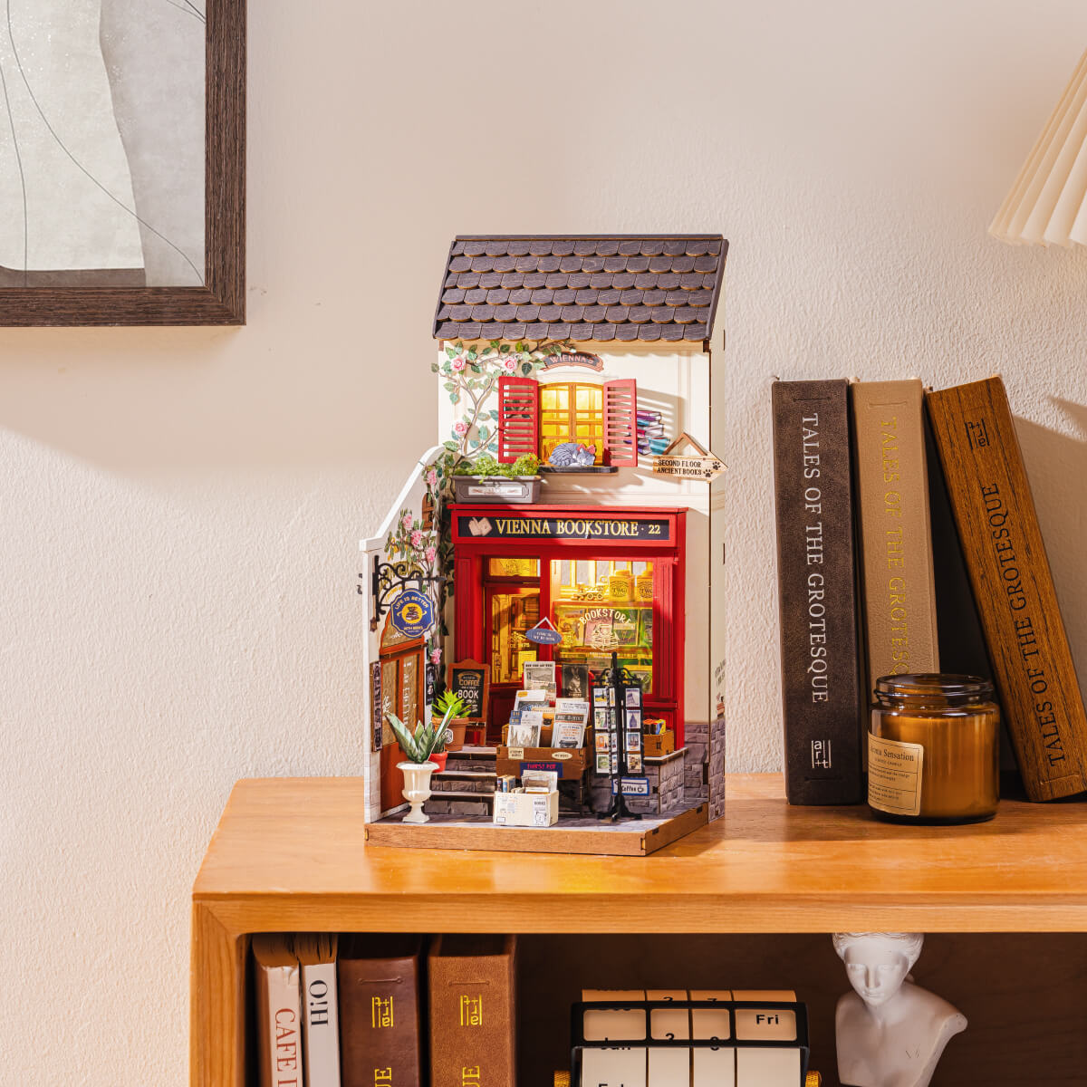 Rolife Vienna Bookstore DIY Miniture Puzzle - (DG183)