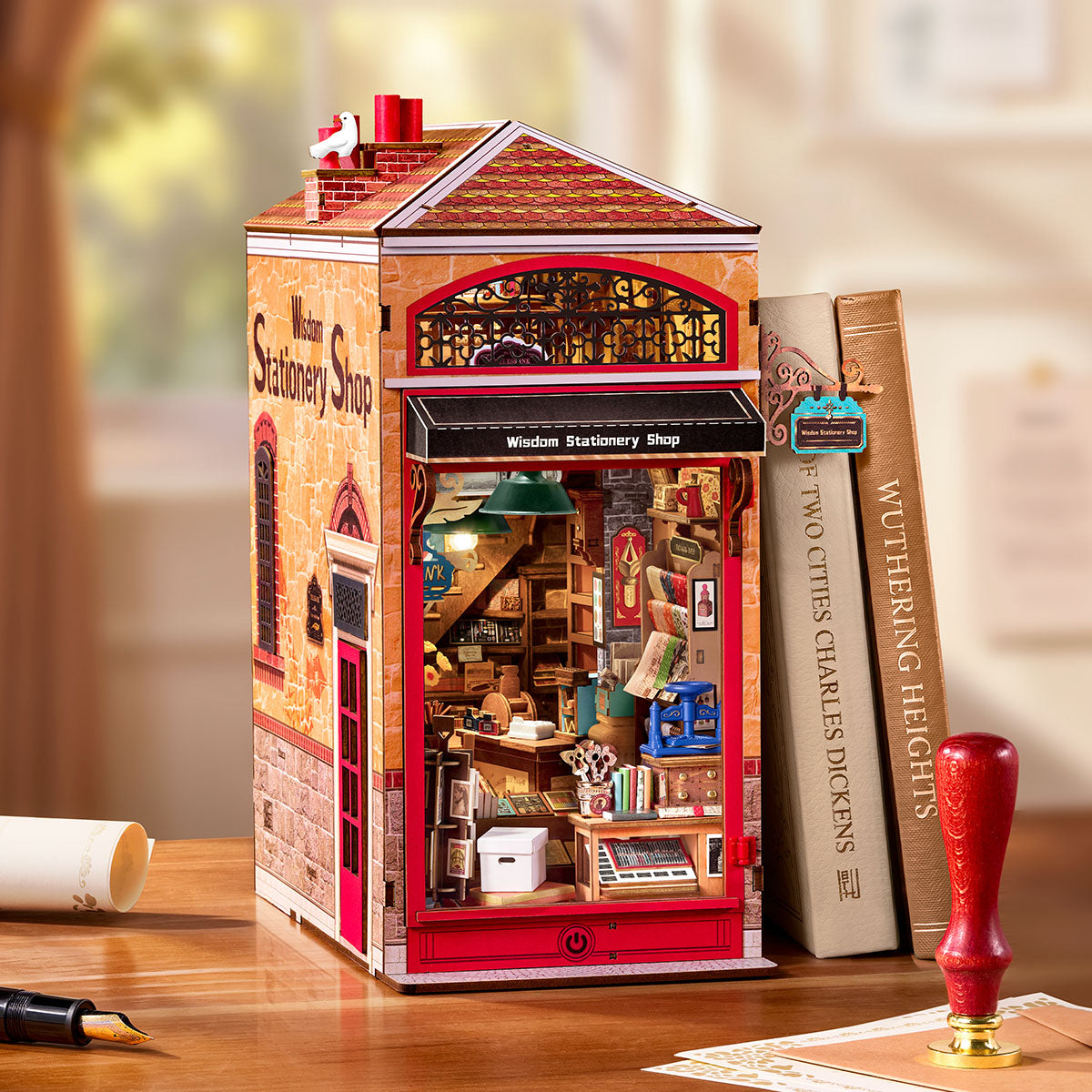Rolife: Wisdom Stationery Shop Book Nook DIY Miniature Puzzle