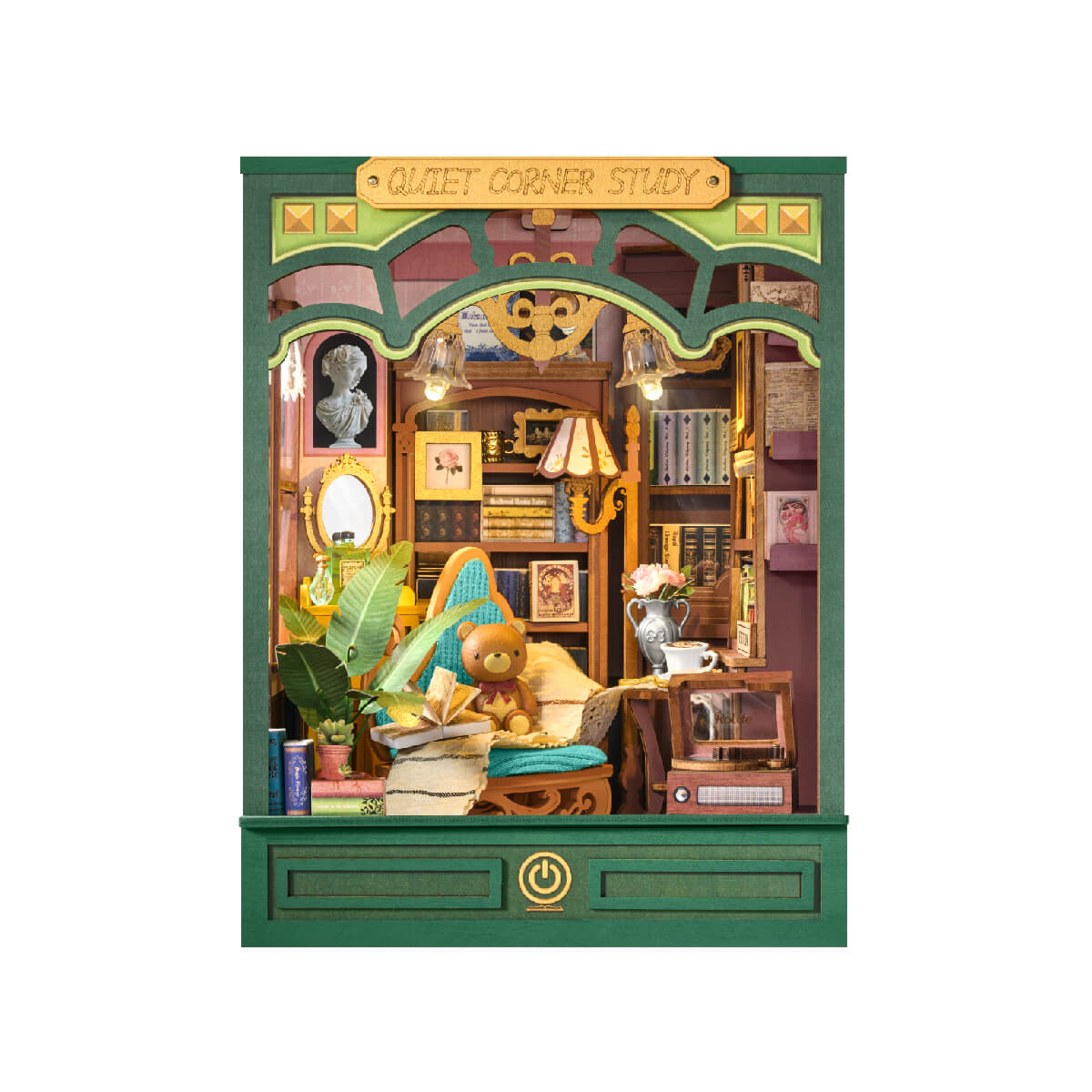 Rolife: Quiet Corner Study Book Nook DIY Miniature Puzzle