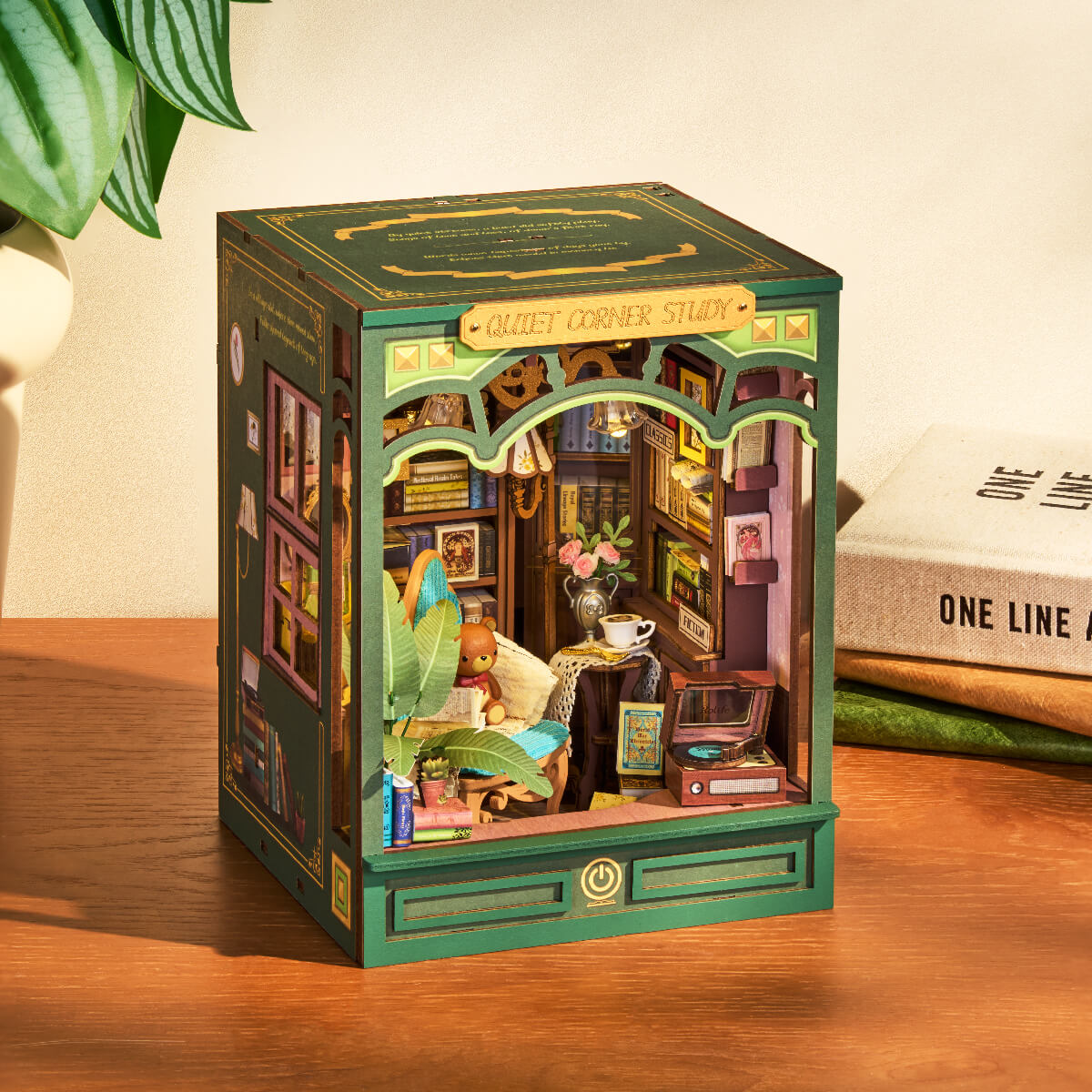 Rolife: Quiet Corner Study Book Nook DIY Miniature Puzzle