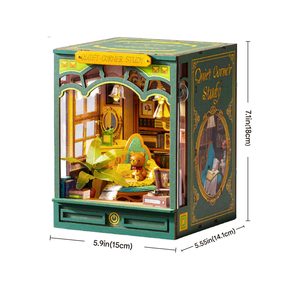 Rolife: Quiet Corner Study Book Nook DIY Miniature Puzzle