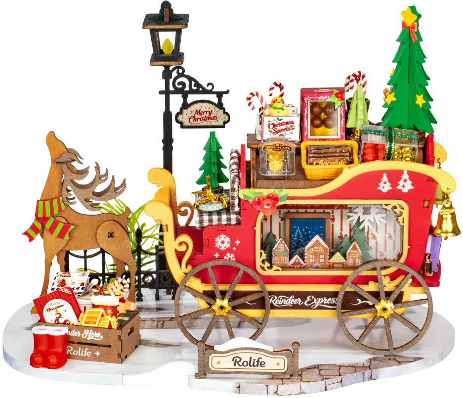 Rolife: Reindeer Express DIY Miniature Puzzle Kit - (DS059)