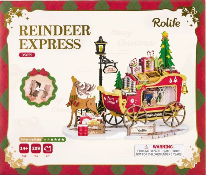 Rolife: Reindeer Express DIY Miniature Puzzle Kit - (DS059)