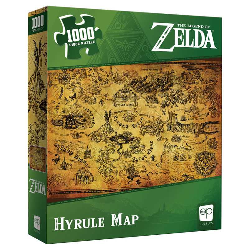 The Op: The Legend of Zelda "Hyrule Map" - 1000pc Puzzle