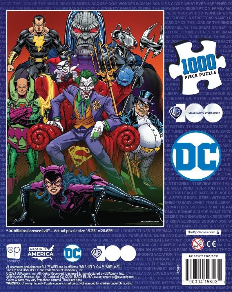 The Op: DC Villains “Forever Evil” - 1000pc Puzzle