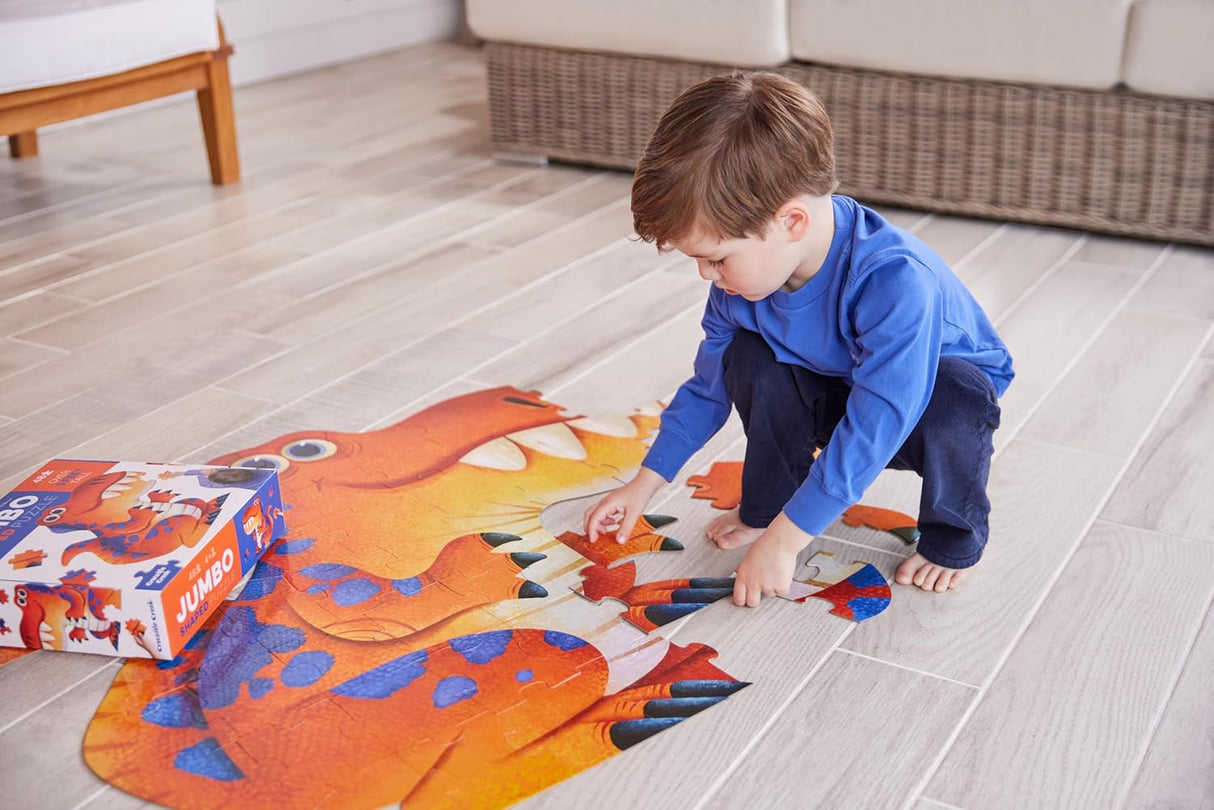 Crocodile Creek:: 48pc Jumbo Floor Puzzle - Dinosaur