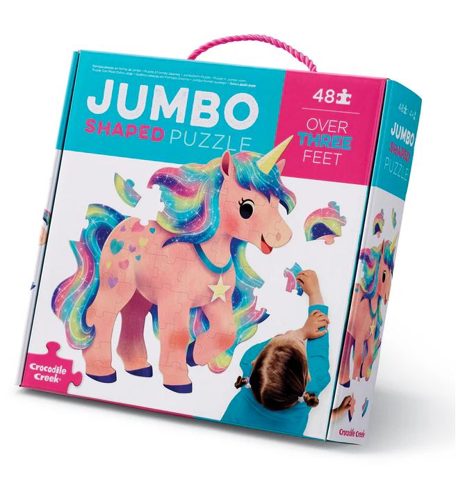Crocodile Creek:: 48pc Jumbo Floor Puzzle - Unicorn