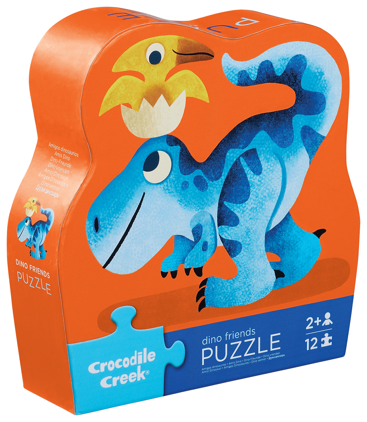Crocodile Creek: 12pc Mini Puzzle - Dino Friends