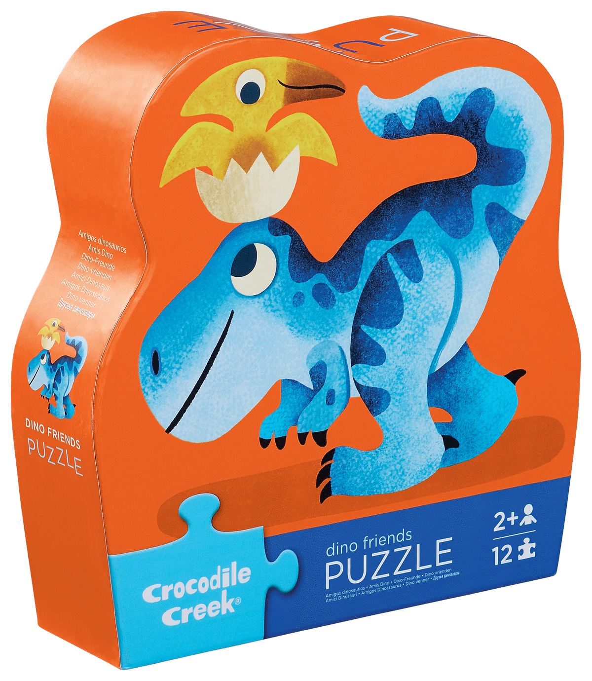 Crocodile Creek: 12pc Mini Puzzle - Dino Friends