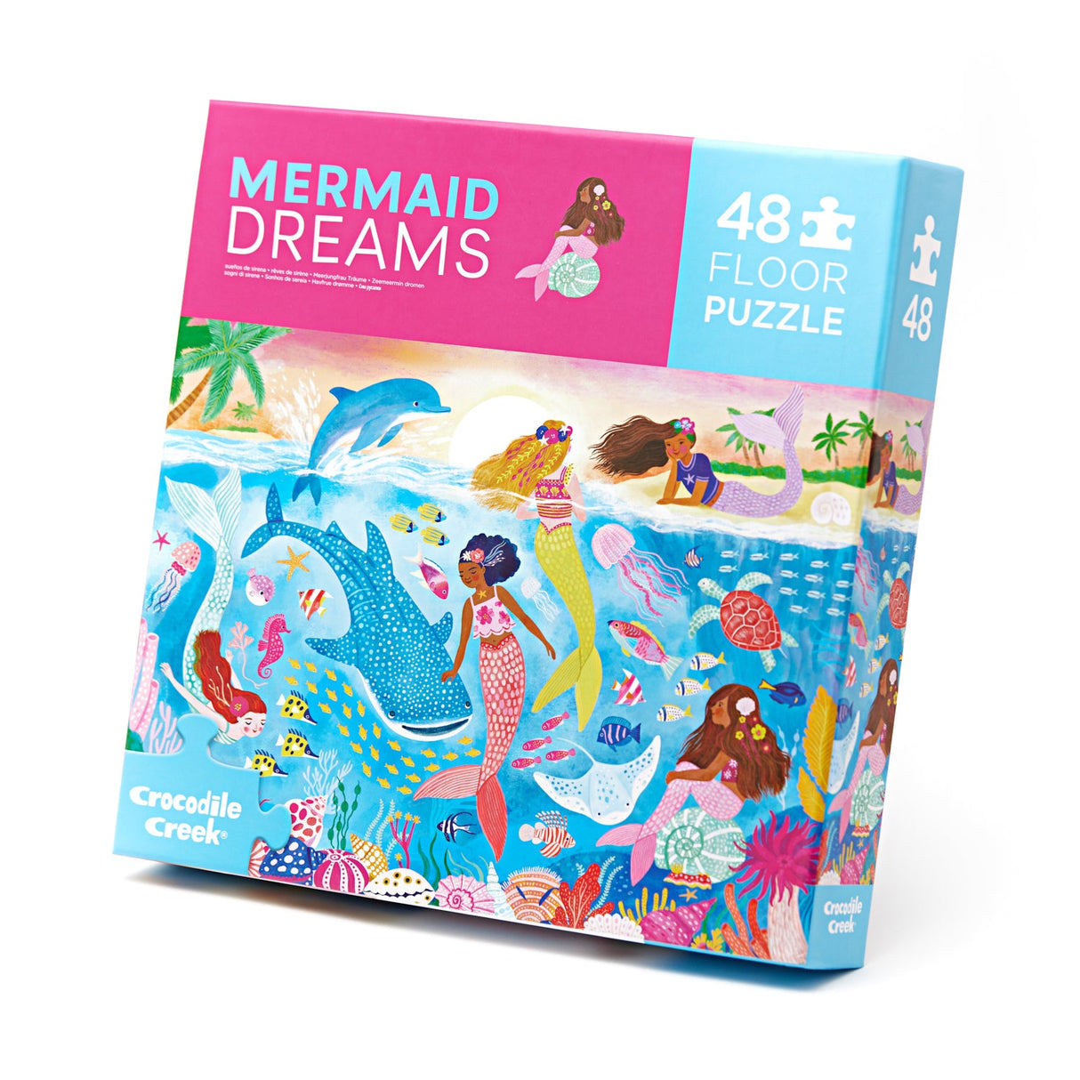 Crocodile Creek: 48pc Puzzle - Mermaid Dreams