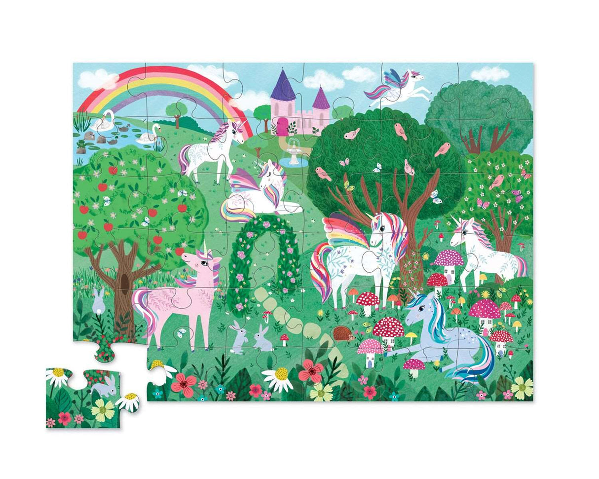 Crocodile Creek: 60pc Foil Puzzle - Sparkling Unicorn