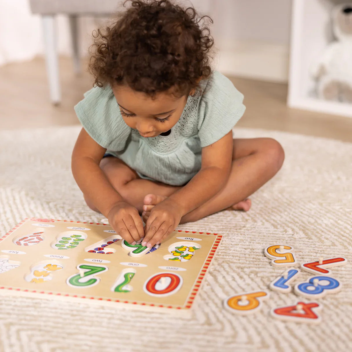 Melissa & Doug: See-Inside Numbers Peg Puzzle