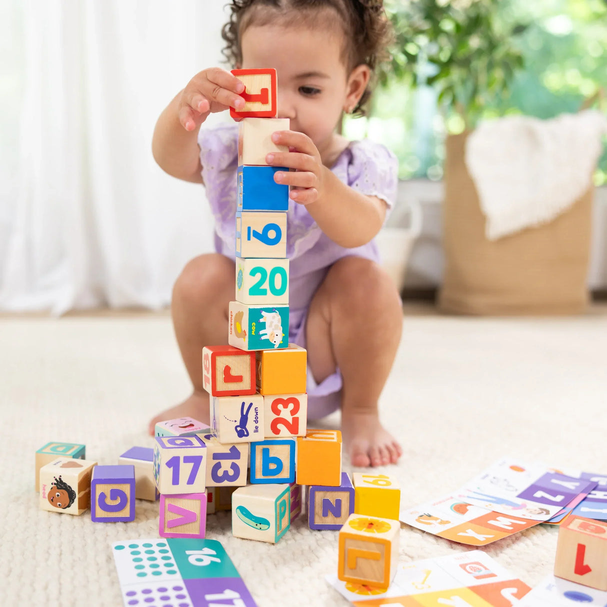Melissa & Doug: Ms. Rachel Blocks + Activity Cards