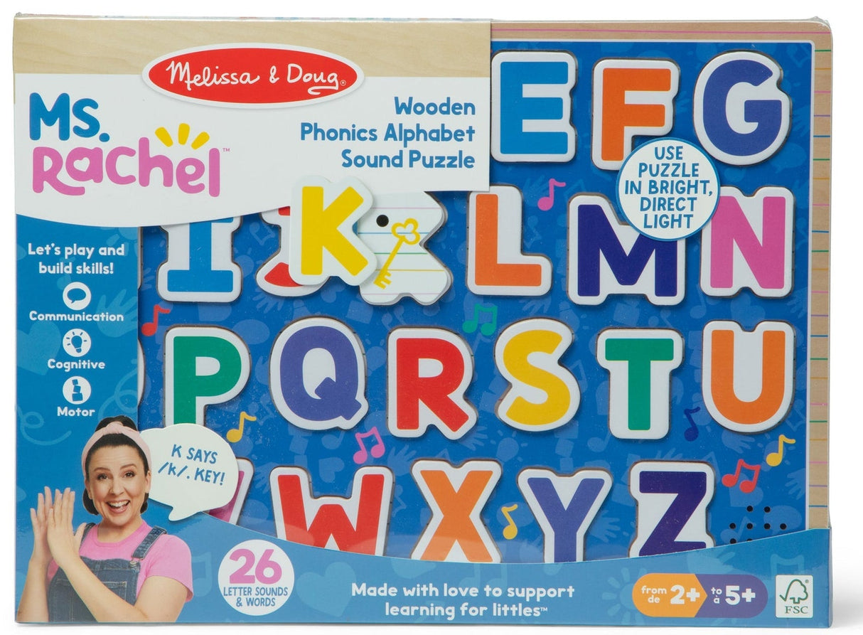 Melissa & Doug: Ms. Rachel Alphabet Phonics Puzzle