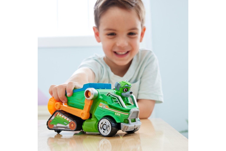 Paw Patrol Mighty Movie Vehicles: Rocky - Recycle Truck