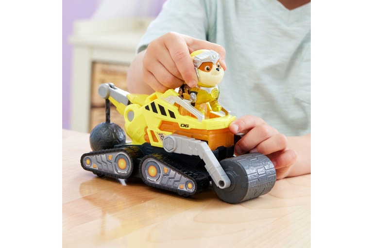 Paw Patrol Mighty Movie Vehicles: Rubble - Bulldozer