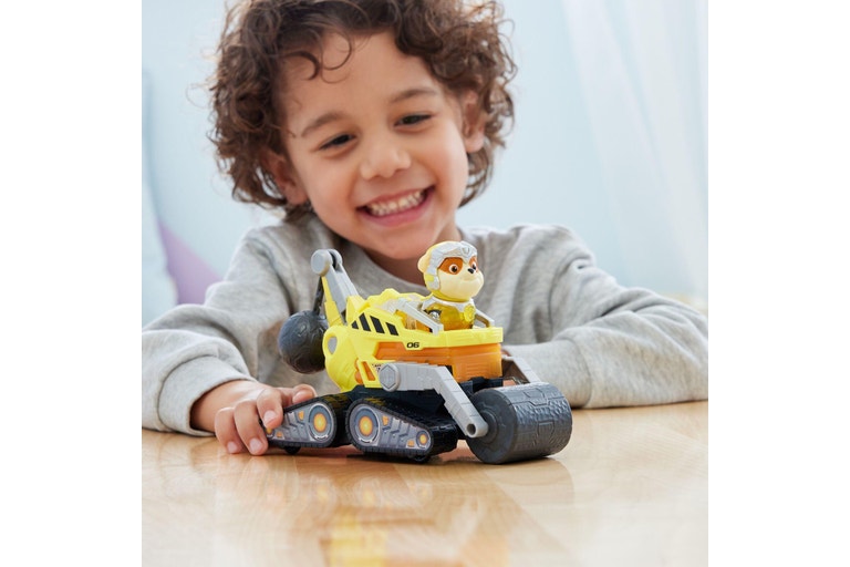 Paw Patrol Mighty Movie Vehicles: Rubble - Bulldozer
